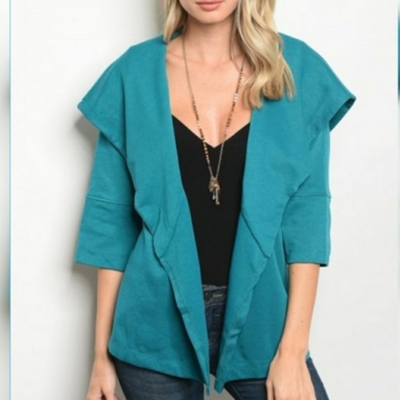 Tie Cowl Neck Sweater-Jade main image 0